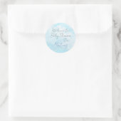 Sticker Baby Shower personalizado ラウンドシール (バッグ)