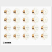 Sticker Baby Shower personalizado ラウンドシール (シート)