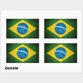 sticker Brasil 長方形シール (シート)