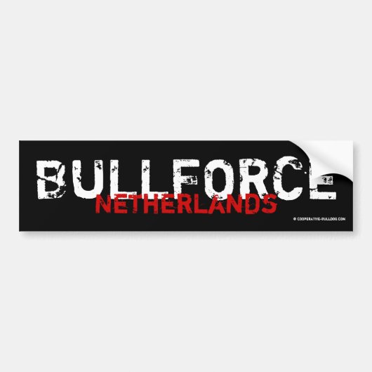 Sticker Bullforce バンパーステッカー (正面)