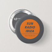 Sticker Button by Sun Radio Ibiza  缶バッジ (正面&裏面)