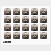 Sticker Carré Frankenmoji Vintage スクエアシール (シート)