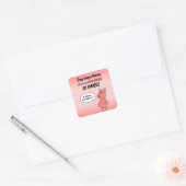 Sticker Carré Ronchon le cochon スクエアシール (封筒)