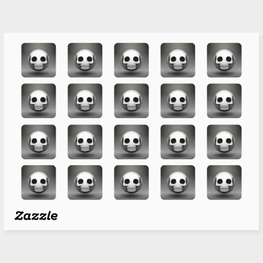 Sticker Carré Skullmoji スクエアシール (シート)