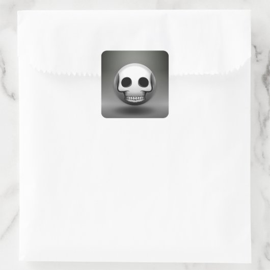 Sticker Carré Skullmoji スクエアシール (バッグ)