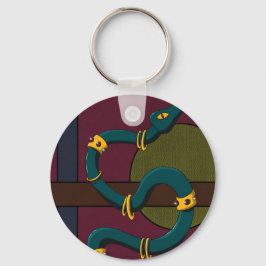 Sticker Carré Snake キーホルダー