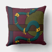 Sticker Carré Snake クッション (裏面)