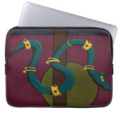 Sticker Carré Snake ラップトップスリーブ (正面)