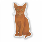 Sticker Chat Abyssin Roux シール (正面)