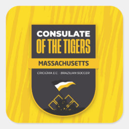 sticker Consulate of Tigers  スクエアシール