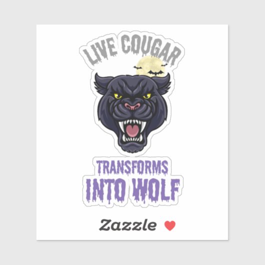 sticker cougar live シール (シート)