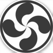 Sticker croix Basque シール (正面)