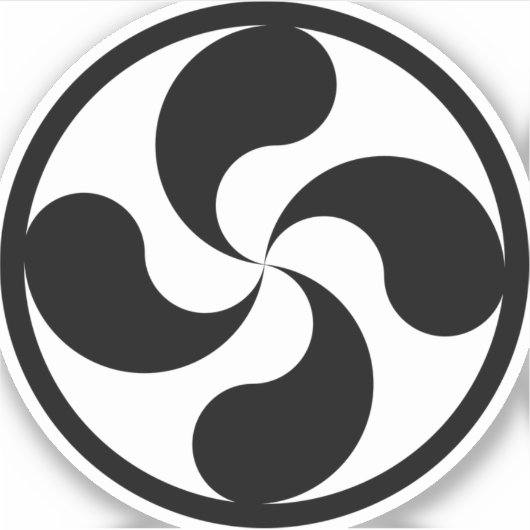 Sticker croix Basque シール (正面)