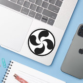 Sticker croix Basque シール (ノートパソコンとiPhone)