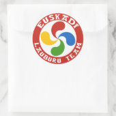 Sticker croix basque ラウンドシール (バッグ)