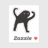 Sticker Cursed Cat Meme シール (シート)