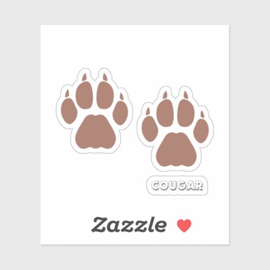 sticker custom cougar シール (シート)