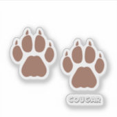 sticker custom cougar シール (正面)