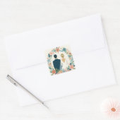 Sticker de mariés スクエアシール (封筒)