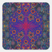 sticker - designer artistic sticker スクエアシール (正面)