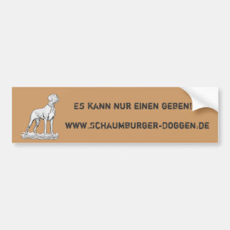 Sticker Deutsche-Doggen バンパーステッカー