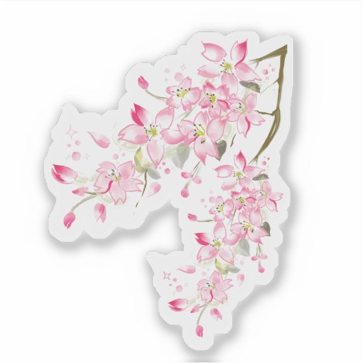 Sticker✩Doodles™ | Cherry Blossom シール (正面)