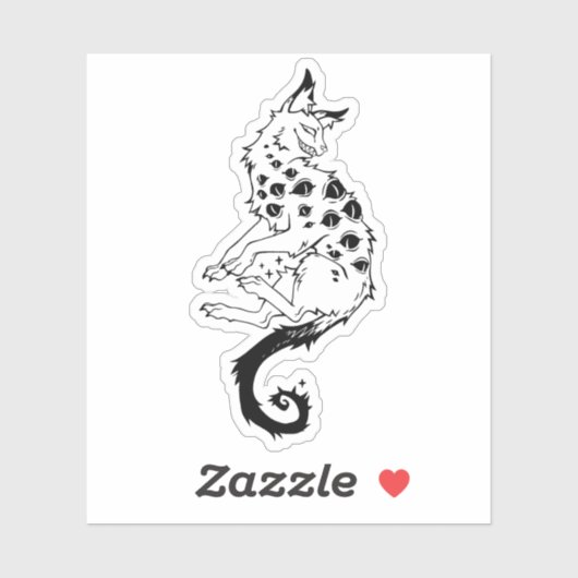 Sticker "Eyed beast" シール (シート)