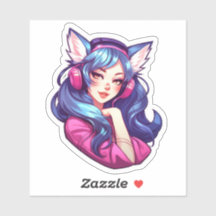 Sticker Feline Enigma