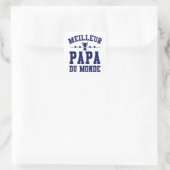 Sticker Fête des Pères - Meilleur Papa du Monde スクエアシール (バッグ)
