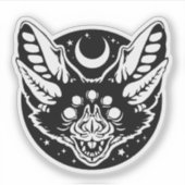 Sticker - "Five-Eyed Bat" シール (正面)