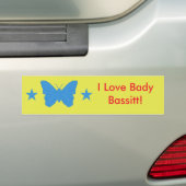 Sticker Flag of Bady Bassitt, Brazil バンパーステッカー (車上)