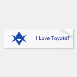 Sticker Flag of Toyota City, Japan バンパーステッカー