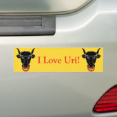 Sticker Flag of Uri, Switzerland バンパーステッカー (車上)