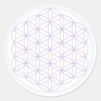 Sticker Flower of Life watervitalizer ラウンドシール