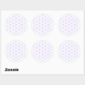 Sticker Flower of Life watervitalizer ラウンドシール (シート)