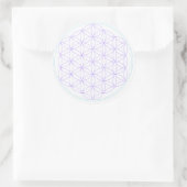 Sticker Flower of Life watervitalizer ラウンドシール (バッグ)