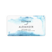 Sticker for a Modern Wedding. ラベル (正面)