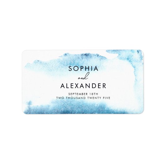 Sticker for a Modern Wedding. ラベル (正面)