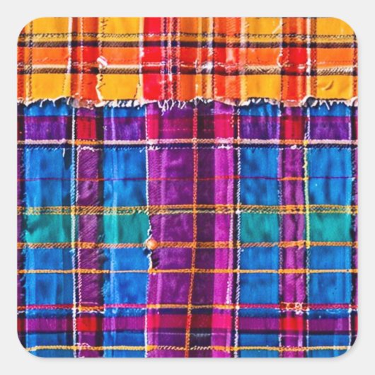 Sticker for kids'Party スクエアシール (正面)