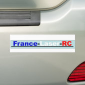 Sticker France Laser RC バンパーステッカー (車上)