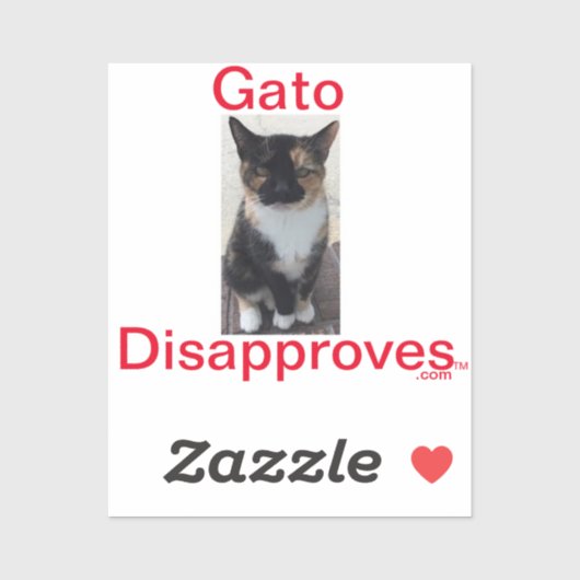 Sticker Gatoの不承認 シール (シート)