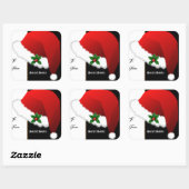 Sticker Gift Tags Secret Santa スクエアシール (シート)