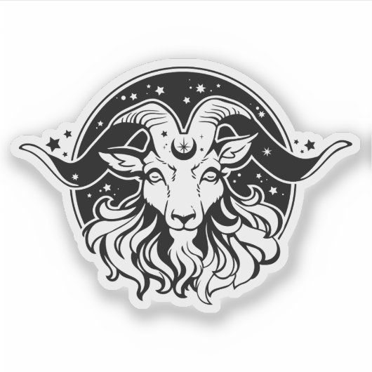Sticker "Goat" シール (正面)