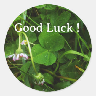 Sticker Good Luck ! ラウンドシール