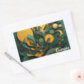 Sticker Grande Arte Biodiversidad Viva Conexión 長方形シール (封筒)