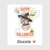 sticker halloween animals シール (シート)