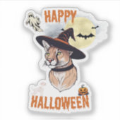 sticker halloween animals シール (正面)