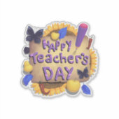 Sticker Happy Teachers Day シール (正面)