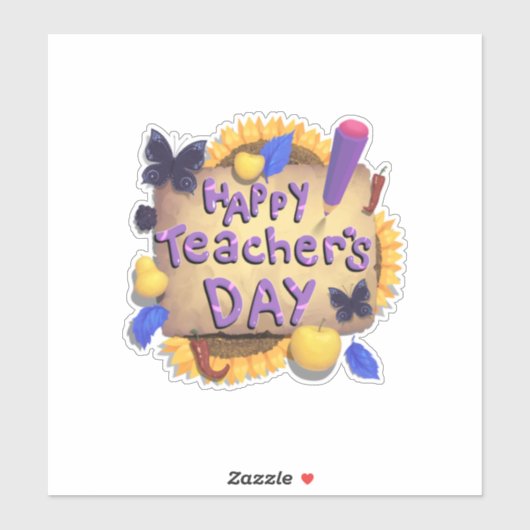 Sticker Happy Teachers Day シール (シート)