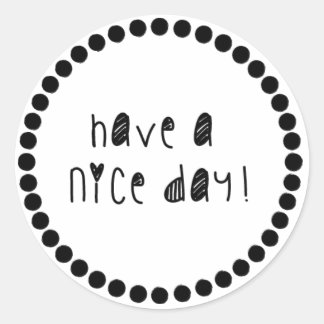 Sticker - Have a nice day! ラウンドシール